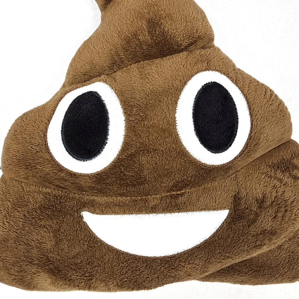 Poop Emoji Plush Pillow